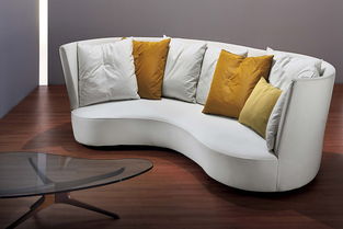 简约Vladimir Kagan家具 美式现代典范与意大利之家的优雅交融